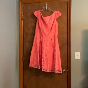 Full Lace Coral Dress